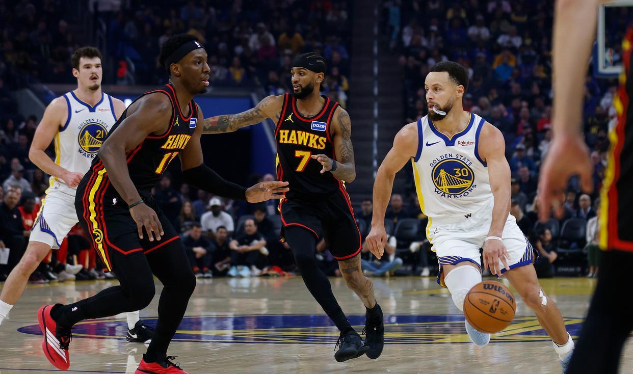 开云体育下载-三节崩盘！勇士111-124老鹰，谁是本场的罪魁祸首，数据不会说谎