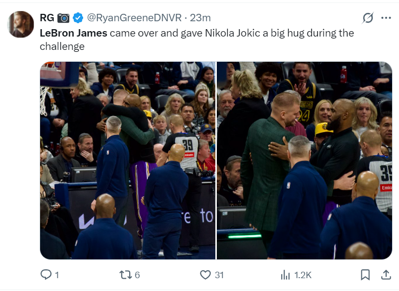 41岁仍能平框暴扣！勒布朗在场+13助湖人重返第六 轰19+9+8超全面