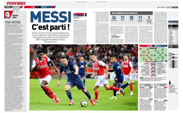 kaiyun-梅西巴黎首秀实录：最优秀球员踢法甲的日子来了